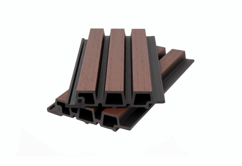 POLYWOOD™  фасадная панель брусковая, двухцветная 3D, co-extrusion