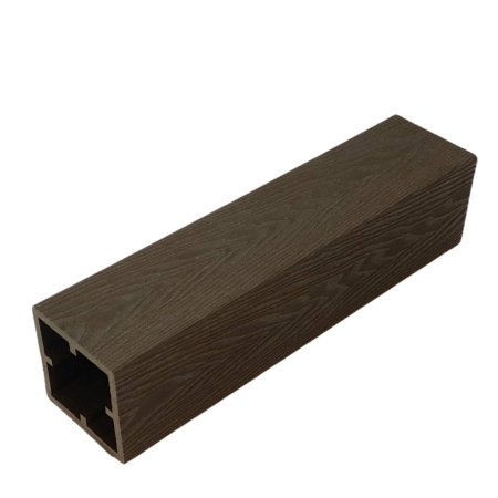 Столб для ограждений Ecodecking Техно 3D 120x120х3000 Шоколад