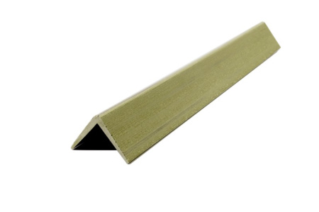 Угол торцевой Ecodecking Практик 50х50х3000 Слоновая кость