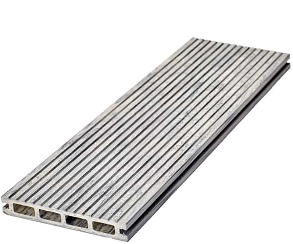 Террасная доска JAZZ Бело-серый