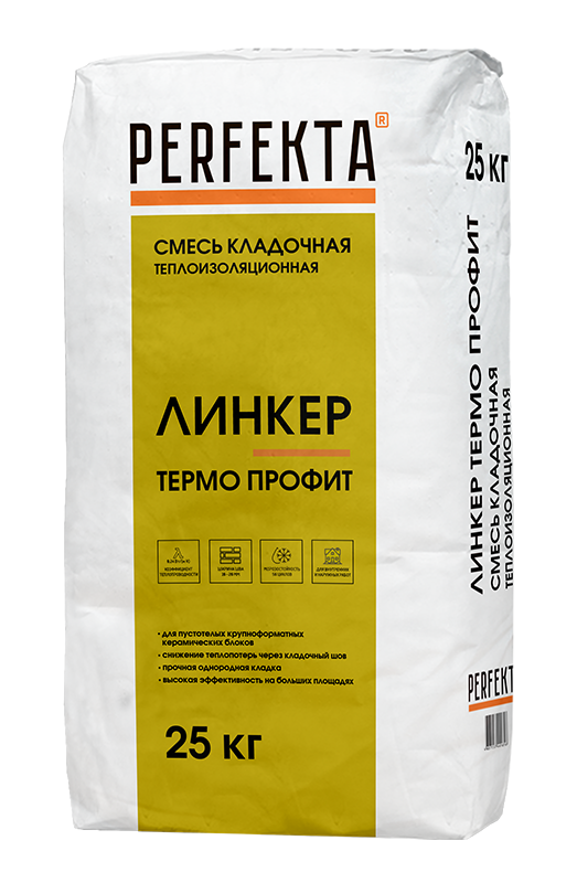 Смесь кладочная теплоизоляционная Линкер Термо Профит, 25 кг