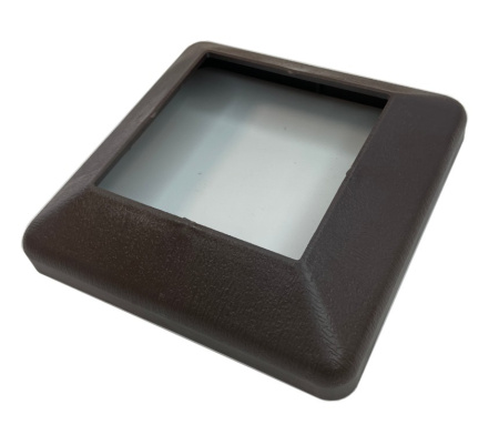 Юбка столба заборного Ecodecking Техно 120х120 Шоколад