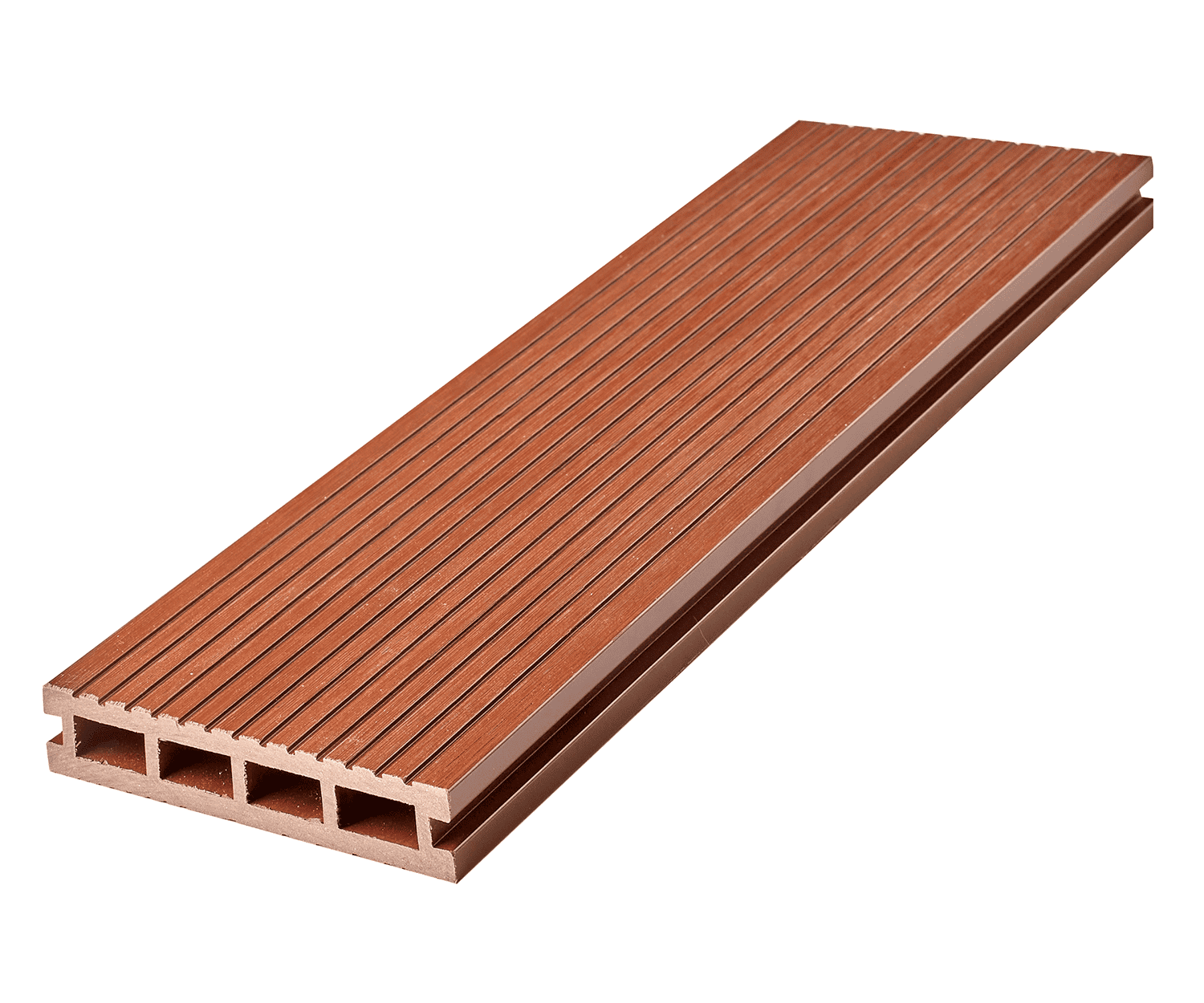 Террасная доска MODERN 3D Красное дерево