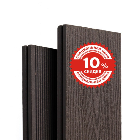 Террасная доска Ecodecking Техно 145х20x4000 Венге